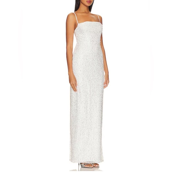 MAJORELLE White Galleria Gown size S - Picture 2 of 8